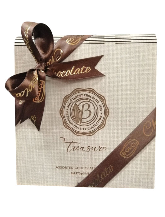 Bolci Treasure csokoládé praliné  válogatás fadobozban 175g