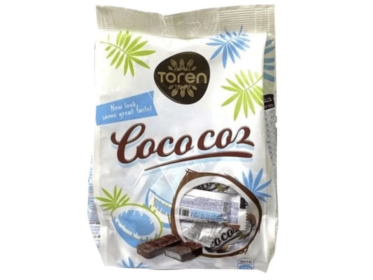 Toren Coco Coz kókuszos tejcsokoládé szelet 500g